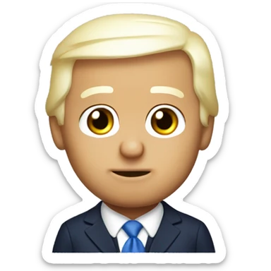 Joe Biden cute Donald Trump sticker