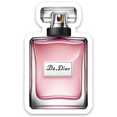 Miss dior perfume sticker