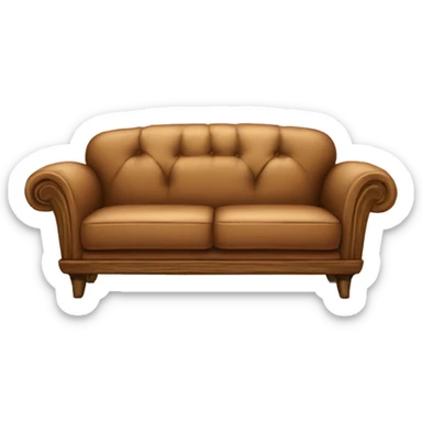 sofa in room sticker