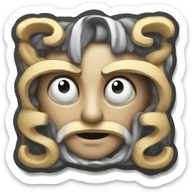 Deception logo sticker