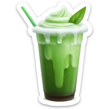 Iced matcha  sticker