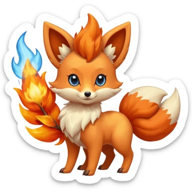Amaura-Fennekin-Vulpix-fusion sticker