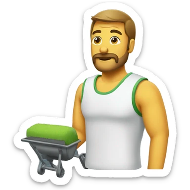 Tondeuse à gazon sticker