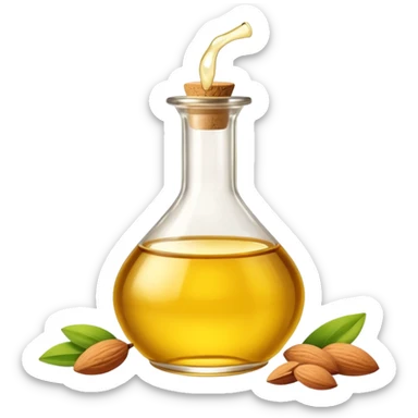 Almond oil sticker