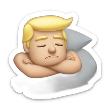 Trump dormir  sticker