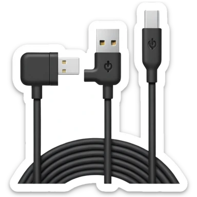 imagen con muchos cables liados y caoticos sticker