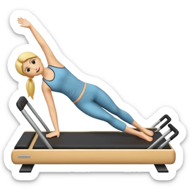 Reformer pilates emoji sticker