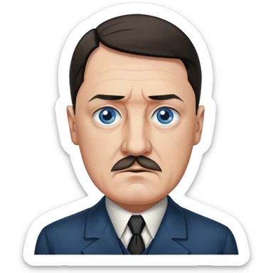realistic adolf hitler sticker