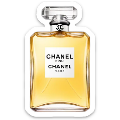 chanel fragrance sticker