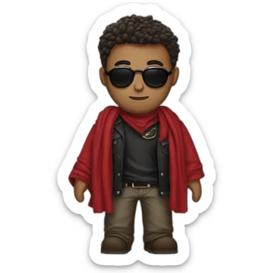 Gangster Harry Potter with red bandanna sticker