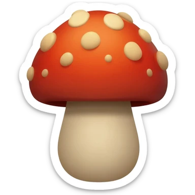 Pinokio mushroom sticker