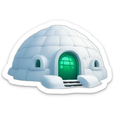 spotify logo on top of igloo sticker