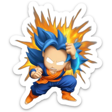 goku kamehameha sticker