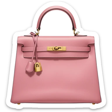 hermes kelly bag rose pink sticker