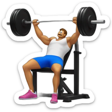 bench-press sticker