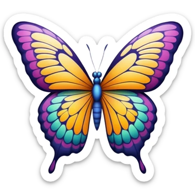butterfly sticker
