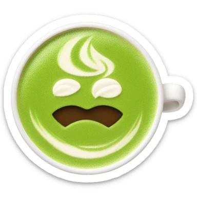 Matcha latte  sticker