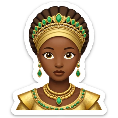 Nigerian princess sticker