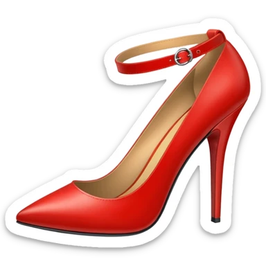 red high heels sticker