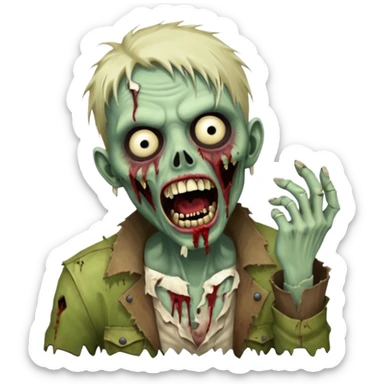 singer zombie sticker