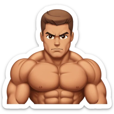 Jack kirby style character sticker
