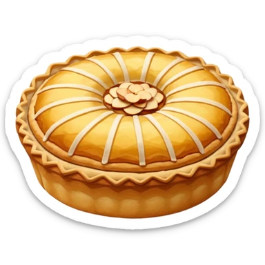 frangipane galette des rois fève sticker