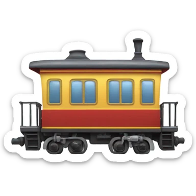 little Train for tourists sticker