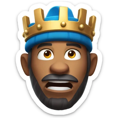 Create a vibrant and dynamic emote featuring the Royal Giant from Clash Royale. sticker