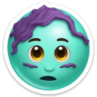 Humanoid planet Uranus sticker