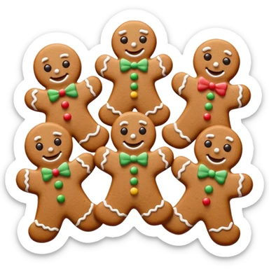 Gingerbreads sticker