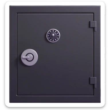 security safe vault sticker