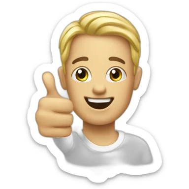 meme thumbs up clipart sticker