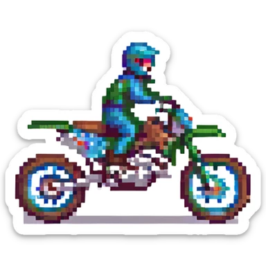 dirtbike sticker