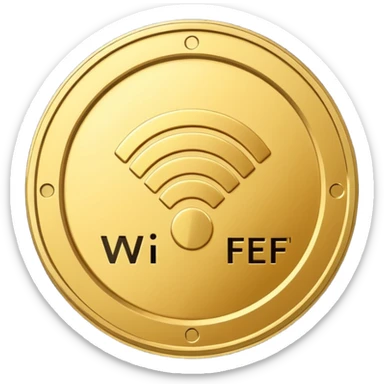 wifi money coin  sticker