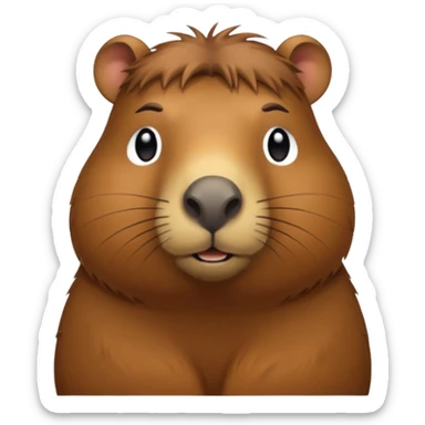 Capybara sticker
