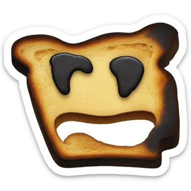 dead toast sticker