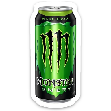 Normal can of monster energy drink nothing else no extra details needed just the real monster can  sticker