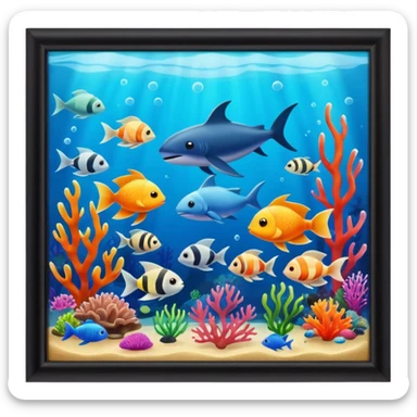 an aquarium museum sea life sticker
