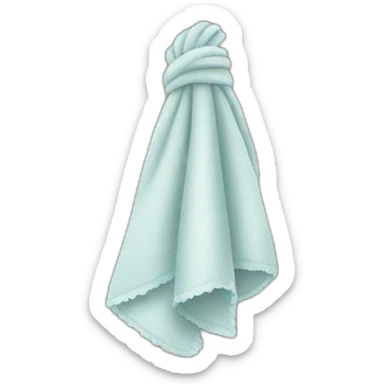 Cleaning rag sticker