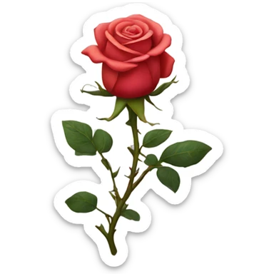 Rose sticker