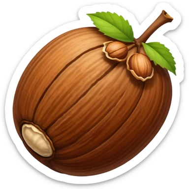 Hazelnut sticker