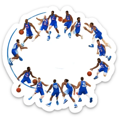 Adelaide 36ers basketball sticker