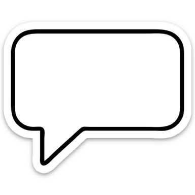 speech bubble with 'blog' in bright, eye-catching colors, outlined icon style sticker