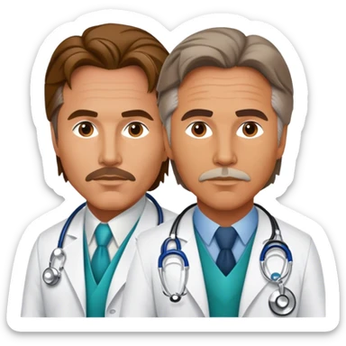 Don Johnson Robert Massey Doctor Odyssey  sticker