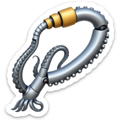 robot tentacle arm sticker