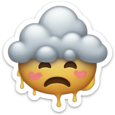 Love rain smell sticker