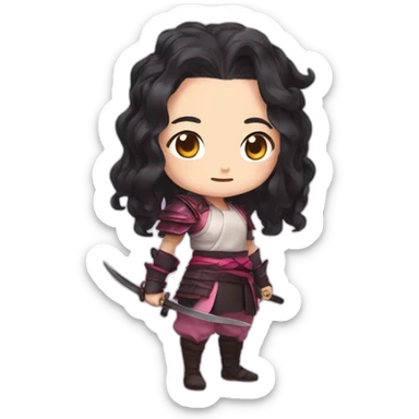 Nezuko demon slayer sticker