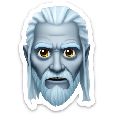 white walker from game of thrones sticker
