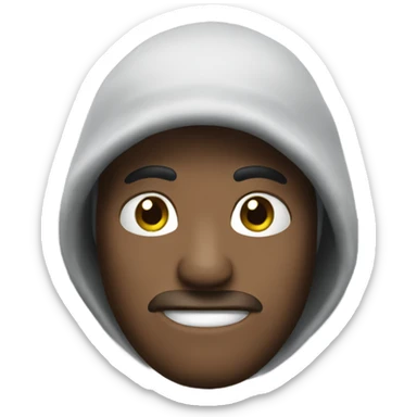 The famous robber emoji sticker
