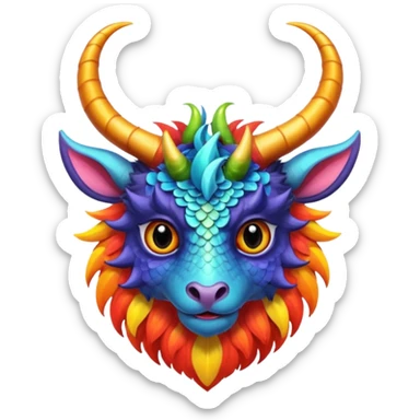  exotic Fakémon-Pokémon-Dutch-Angel-Dragon-Wickerbeast-Grem2-Sergal-Trico-Vernid-creature sticker